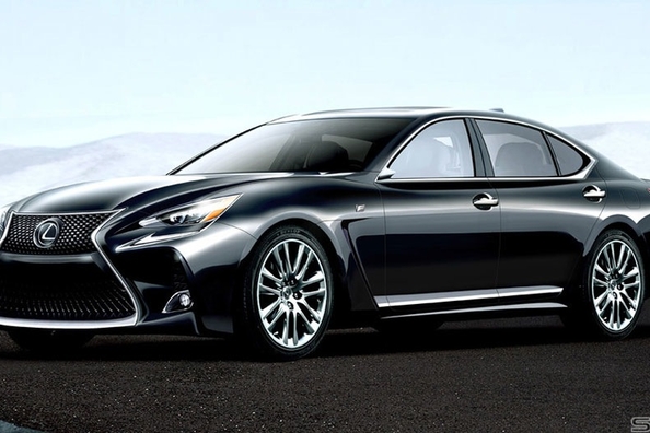 Lexus presenterar den starkaste LS-sedanen