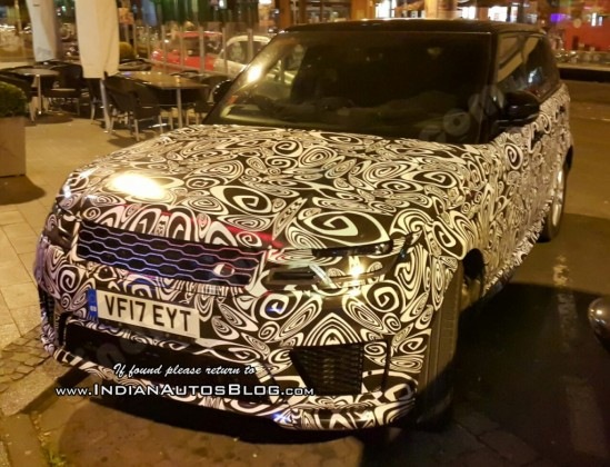 Nya Range Rover Sport har siktats på vägarna i Tyskland