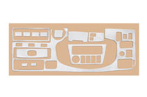 Toyota Rav 4 1996–2001 Instrumentpanelskydd Aluminium foto 3