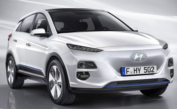 Hyundai presenterar en elektrisk version av crossovern Kona