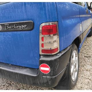 Bromsljuslister i rostfritt stål (2 st) Citroen Berlingo 1996–2008 foto 4
