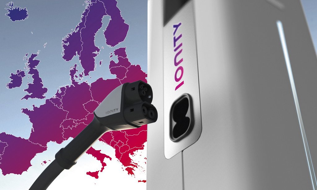 Världens biljättar bygger nätverk av el-laddstationer i Europa