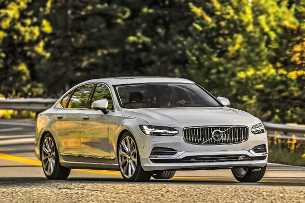 Test av uppdaterade Volvo S90 sedan