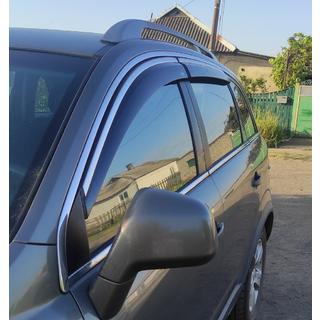 Vindavvisare med kromlist (4 st, Niken) Chevrolet Captiva 2006–2019 foto 4