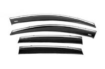 Honda CRV 2012–2016 Vindavvisare med kromlist (4 st, Niken) foto 3