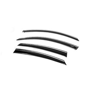 Vindavvisare med kromlist (4 st, Niken) Honda Civic Sedan X 2016–2021 foto 3