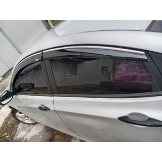 Vindavvisare för sidorutor med kromlist SD (4 st, Niken) Hyundai Accent 2011–2017 foto 3