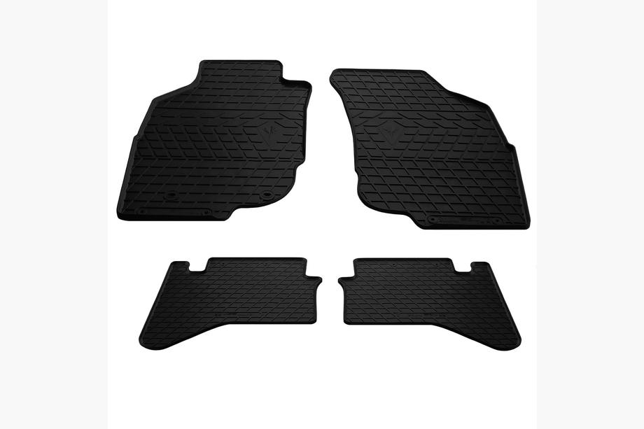 Toyota Hilux 2006–2015 Gummimattor till kupén (4 st, Stingray Premium) Image