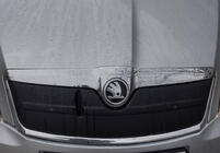 Skoda Octavia II A5 2010–2013 Vintertäckning för kylargrill (övre) Matt foto 2