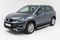 Seat Ateca 2016– Sidosteg Fullmond (2 st, aluminium) foto 1