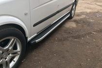Mercedes Vito/V-klass W447 2014– Sidosteg Fullmond (2 st, aluminium) foto 1
