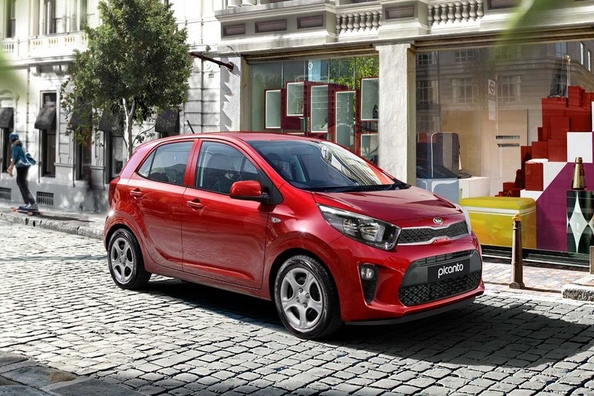 Tredje generationens KIA Picanto-halvkombi
