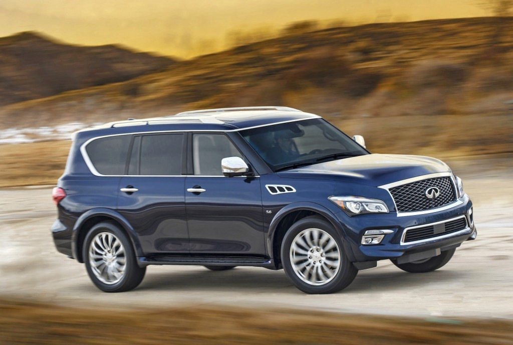 Pris på Infiniti QX80 och dess egenskaper
