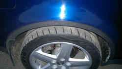 Audi A6 C5 2001–2004 Hjulhuslister (4 st, svarta) foto 3