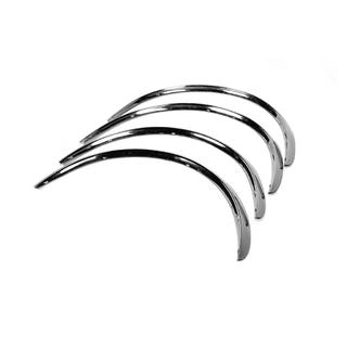 Hjulhuslister (4 st, rostfritt stål) Audi A4 B6 2000–2004 foto 3