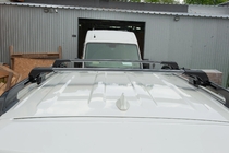 Nissan Qashqai 2007–2010 Lastbågar för takrails utan nyckel Flybar V1 (2 st) foto 3