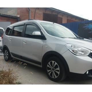 Hjulhuslister (4 st, svarta) Dacia Lodgy 2012–2022 foto 3
