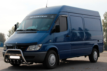 Mercedes Sprinter W901/902/903/904/905 1995–2006 Frontbåge WT004 (rostfritt) foto 2