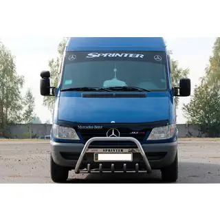 Frontbåge WT004 (rostfritt) Mercedes Sprinter W901/902/903/904/905 1995–2006 foto 1