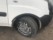 Fiat Doblo I 2005–2010 Hjulhuslister (4 st, svarta) foto 2