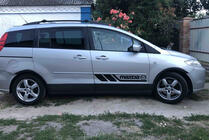 Mazda 5 2005–2009 Hjulhuslister (4 st, svarta) foto 2