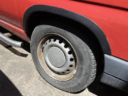 Mercedes Vito W638 1996–2003 Hjulhuslister (4 st, svarta) ABS-plast foto 5