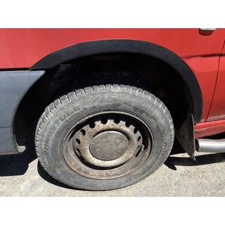 Hjulhuslister (4 st, svarta) Mercedes Vito W638 1996–2003 foto 4