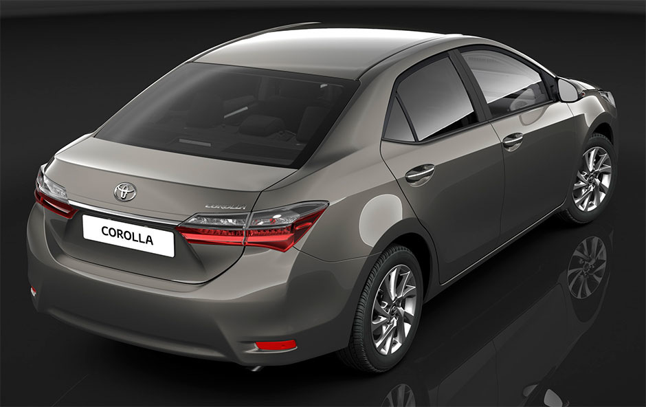 Test av den populära sedanen Toyota Corolla