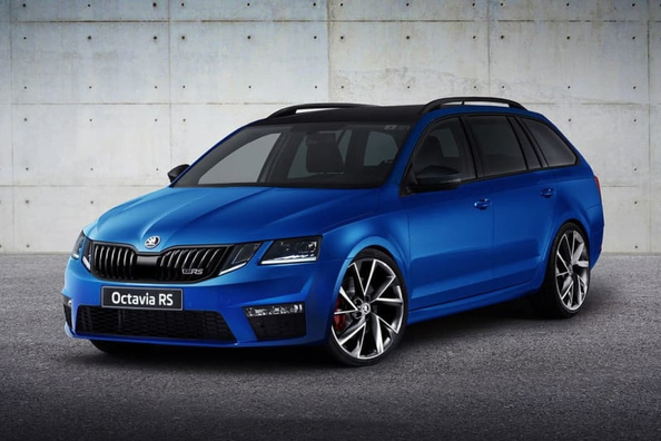 Test av kombin Skoda Octavia Combi RS