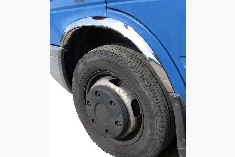 Mercedes Sprinter W901/902/903/904/905 1995–2006 Hjulhuslister (4 st, rostfritt stål) Foto 3