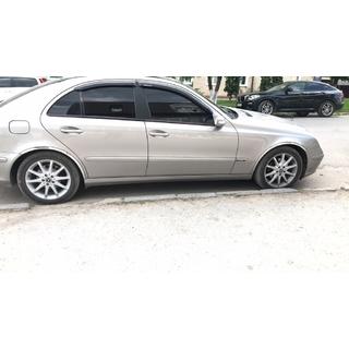 Hjulhuslister (4 st, rostfritt stål) Mercedes E-klass W211 2002–2009 foto 4