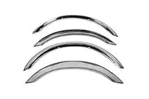 Mercedes S-class W140 1991–1998 Skärmkantslister (Short/Long, 4 st, rostfritt) foto 3