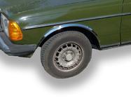 Mercedes W123 1975–1986 Hjulhuslister (4 st, rostfritt stål) foto 1