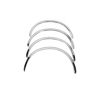 Hjulhuslister (4 st, rostfritt stål) Nissan Micra K12 2003–2010 foto 3