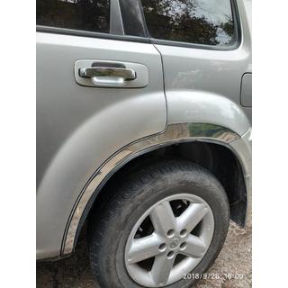 Hjulhuslister (4 st, rostfritt stål) Nissan X-trail T30 2002–2007 foto 2