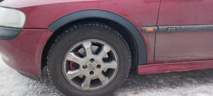 Opel Vectra B 1995–2002 Hjulhuslister (4 st, svarta) foto 3