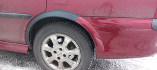 Opel Vectra B 1995–2002 Hjulhuslister (4 st, svarta) foto 4