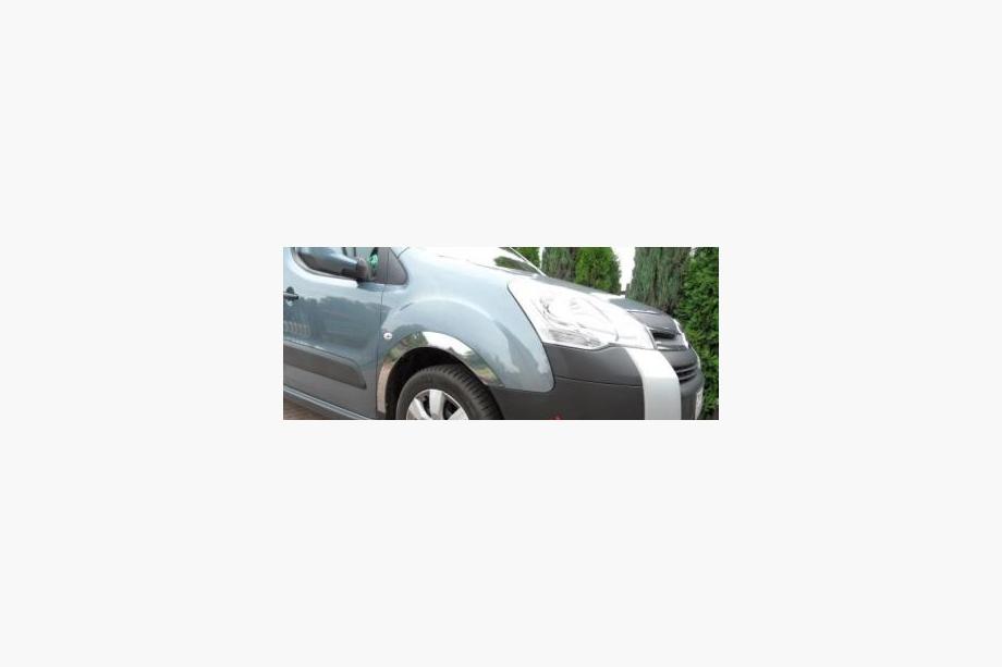 Peugeot Partner Tepee 2008–2018 Hjulhuslister (4 st, rostfritt stål) 1 sidodörr, rostfritt stål Foto 9