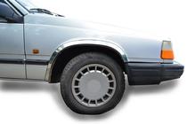 Volvo 940/960 1990–1997 Hjulhuslister (4 st, rostfritt stål) foto 9