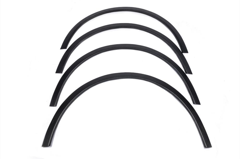 Volkswagen Touran 2003–2010 Hjulhuslister (4 st, svarta) 2003-2006, Metall Foto 3