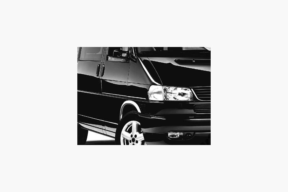 Volkswagen T4 Transporter 1990–2003 Hjulhuslister (4 st, rostfritt stål) Foto 3