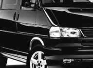 Volkswagen T4 Caravelle/Multivan 1990–2003 Hjulhuslister (4 st, rostfritt stål) foto 3