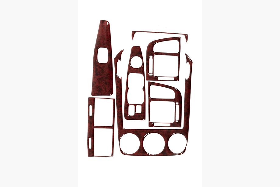 Kia Cerato 1 2004–2009 Instrumentpanellister 2004-2006 (HB) Aluminium Image