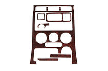 Kia Rio 2000–2005 Instrumentpanelinlägg (2002-2005) Aluminium foto 1