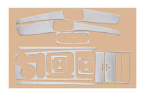 Kia Sorento I BL 2002–2009 Instrumentpanelinlägg Variant 1 (2003-2007) Aluminium foto 5