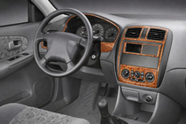 Mazda 323 1977–2003 Instrumentpanelsinlägg (2000-2004) foto 1