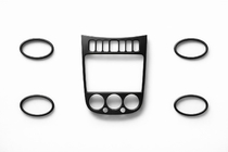 Mercedes A-slass W168 1997–2004 Instrumentpanelslister (2001-2004) Kolfiber foto 1