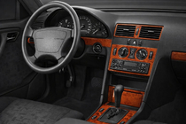 Mercedes C-class W202 1993–2001 Panelinlägg (1995-1997) Aluminium foto 1