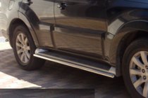 Mitsubishi Pajero Wagon III 1999–2006 Sidotrör för originalinfästning (2 st, rostfritt) foto 2