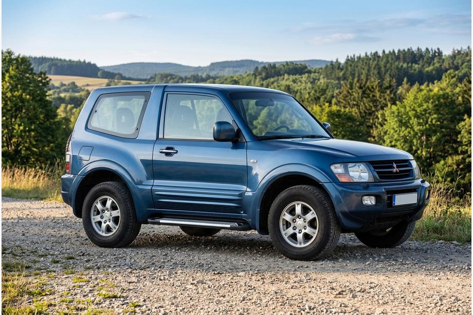 Mitsubishi Pajero Wagon III 1999–2006 Sidosteg Line (2 st, aluminium) Image
